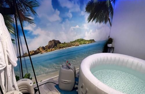 Eragny Apartment | Relax at Sparadise Jacuzzi – Rated 9.3 with Hot Tub Bliss