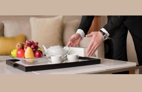 Al Qasimia Apartment | Cozy Stay at Spark Residence Hotel with Pool & Restaurant