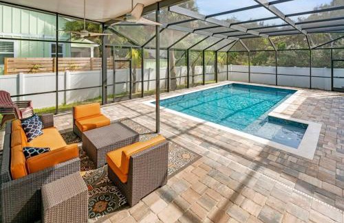 Vilano Beach House | Inviting Poolside Home Steps from Beach & Shops