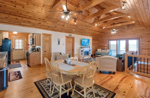 Sparta Cabin | Cozy Sparta Cabin with Game Room, Hot Tub & Pet-Friendly