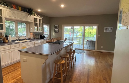 Henrico House | Exceptional Lake Gaston Home with Pool & Spa Amenities