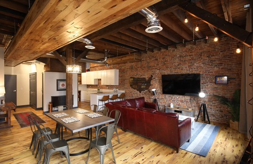 Glens Falls House | Inviting 3bd Apartment with Rooftop Patio in Downtown Glens Falls