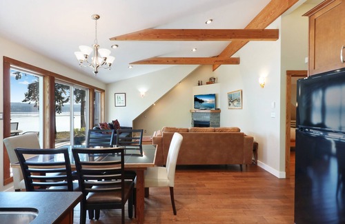 Buckley Bay House | Stunning Waterfront Retreat with Ocean Views & Pool