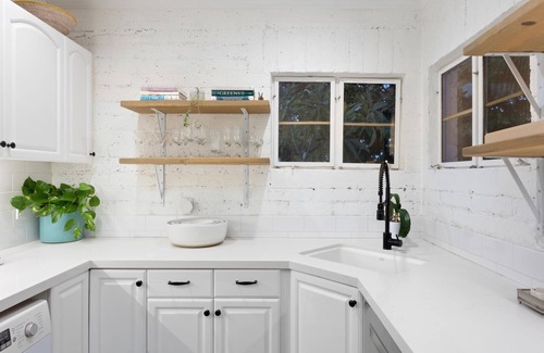 Tahquitz River Estates House | Fall Escape: Bungalow with Private Pool & Green Space