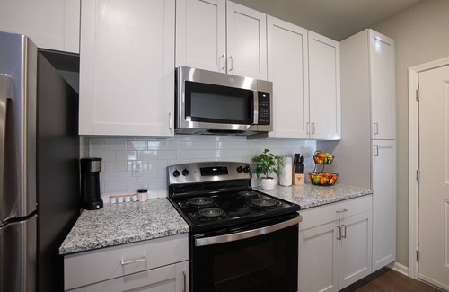 Charlotte Apartment | Pet-Friendly Spire Apartments with Breakfast & Kitchen Access
