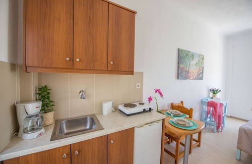 Afionas Apartment | Oceanfront Spiros and Polyxeni Studio in Afionas