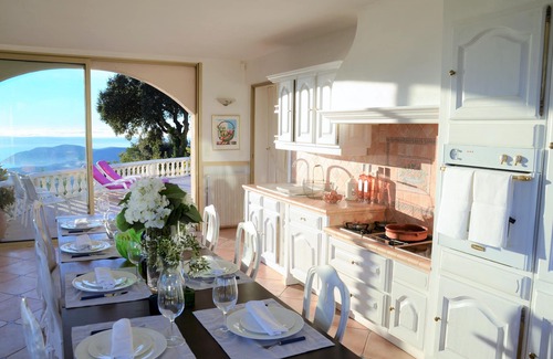 Tanneron Villa | Idyllic Villa with Pool and Ocean Views Near Mandelieu