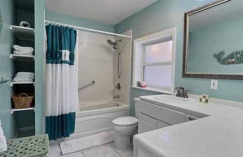 Dolphin's Cove House | Secluded Pool Oasis with Ocean Views & Pet-Friendly Stays