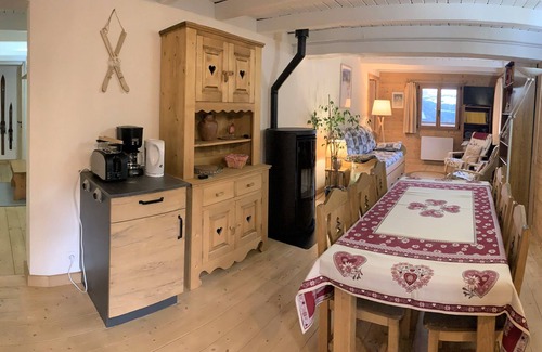 La Giettaz Apartment | Mountain Getaway: Gîte in Renovated Savoyard Farmhouse