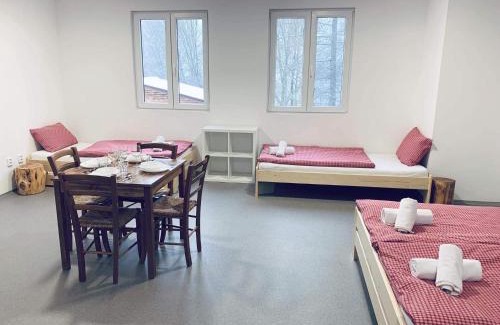 Sec Apartment | Pet-Friendly Sruby at Seč Campsite with Ocean Views