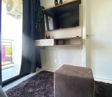 Tocantins Apartment | Stúdio de 1 Quarto, Wifi 500mb, Condominio com Elevador, 1 Vaga de Garagem, Cozinha Completa - Indicado para Grupos, Hospedes a Trabalho, Família e Pets