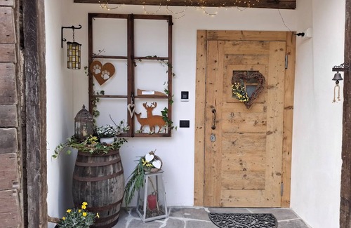 Montagnaga House | STABLES SUITE with one freestanding bath ntypical Trentino charming style