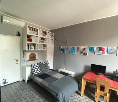 Isola del Bosco - Delle Corti Apartment | Cozy Private Room with Bath Near Duomo - Rated 8.5/10
