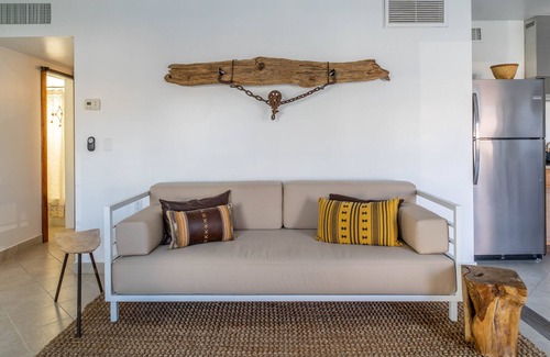 Desert Hot Springs Apartment | Starlit Nights Getaway: Pet-Friendly Retreat with Spa