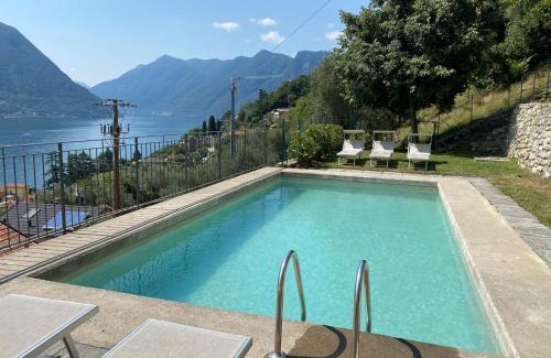 Sala Comacina Apartment | Exquisite Lake View Suite with Pool & Hot Tub Amenities