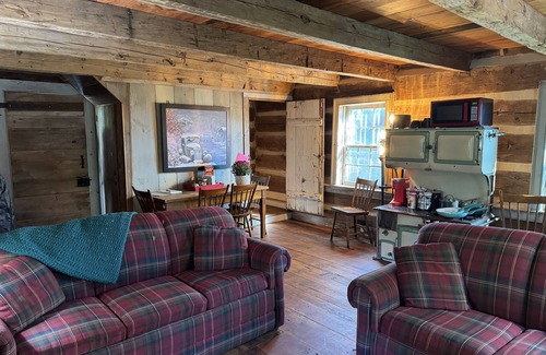 Muncy Cabin | Historic 1800's Log Cabin with Modern Amenities & Breakfast