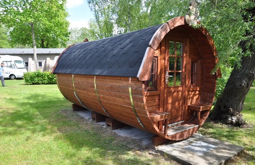 Oberhavel Cabin | Experience Nature at Camping Barrel with Pool & Breakfast