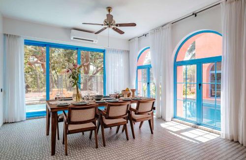 Mandrem Villa | StayVista at Baia Astra with Pool, Jacuzzi, Balcony