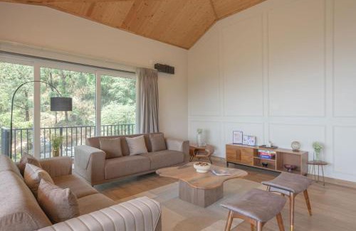 The Mall Road Villa | StayVista at Glass Forest with Bonfire, BBQ