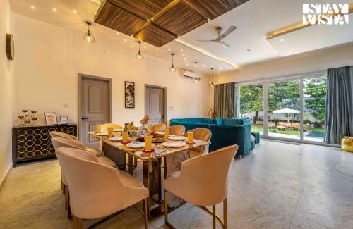Chaksu Villa | StayVista at Kuber Vatika with BBQ & Bonfire