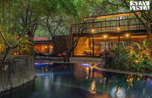 Alibaug Villa | Discover Shashwat Villa: Private Pool, Lawn & Gym Awaits