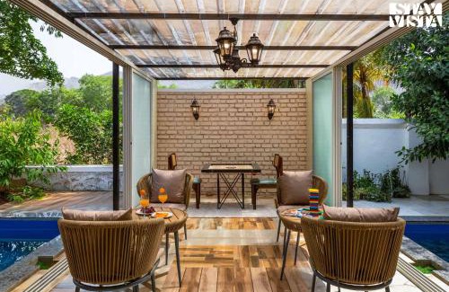 Karjat Resort | StayVista at The Five Oaks - Private Pool Cottages