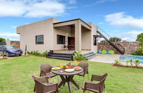 Sanganer House | Relaxing Retreat at StayVista's La Villa Farm with Pool