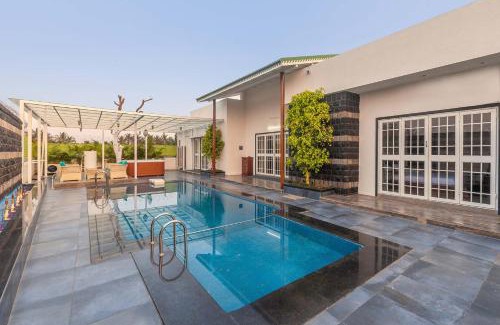 Nashik Villa | Experience Villa Cobblestone: Pool, Terrace & Gazebo Retreat