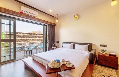 Nashik Villa | Experience Villa Cobblestone: Pool, Terrace & Gazebo Retreat