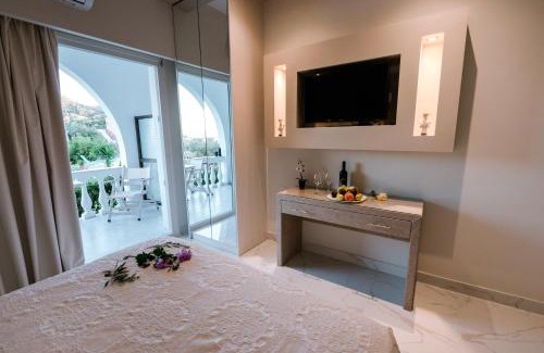 Messonghi Apartment | Exceptional Stay at Stefanos Resort: Oceanfront Bliss Awaits