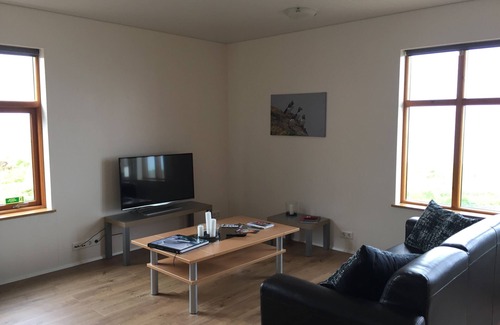 Skagafjordur House | Inviting Steinn Farm Private Apartment with Family-Friendly Amenities