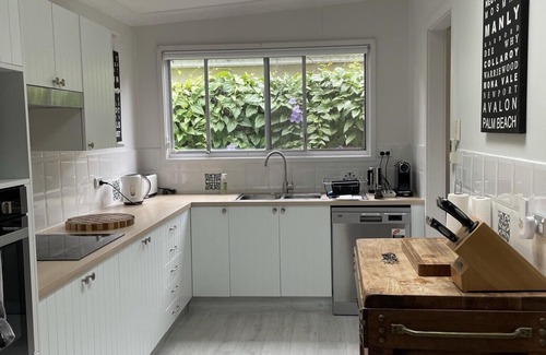 Patonga House | Stella's Beach House: Pet-Friendly Retreat with Pool & Views