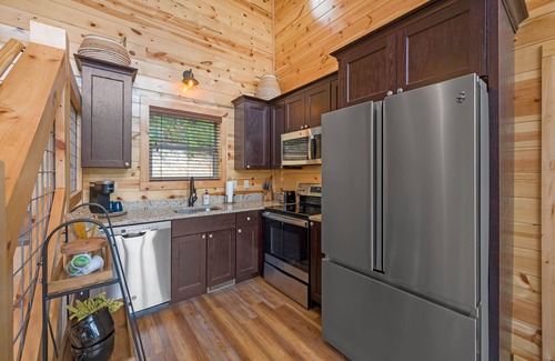 Wears Valley Cabin | Rustic Modern Cabin with Stellar Views and Inviting Amenities