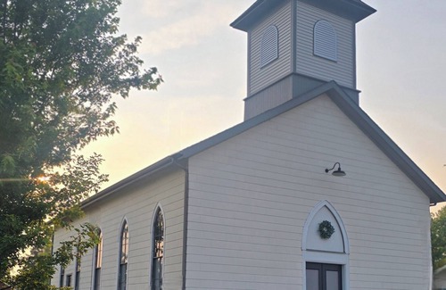 Dickeyville House | Step Into a Soulful Hideaway In This Restored 1860s Country Church!