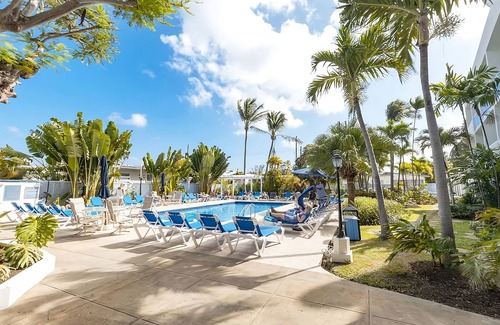 St. Lawrence Gap Apartment | Stay Steps from Dover Beach with Pool & Free Parking!