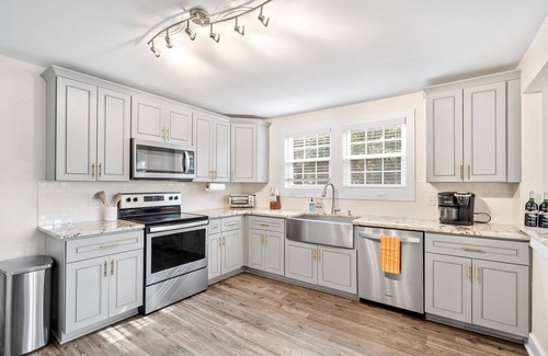 Parker House | Convenient Retreat Steps from Swamp Rabbit Trail & Downtown