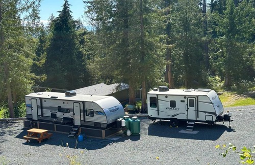 Powell River RV Rental | Steps From the Beach Full Service RV Site