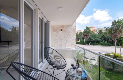 Akumal Condo | Beachfront Garden Condo with Pool & Ocean View Awaits