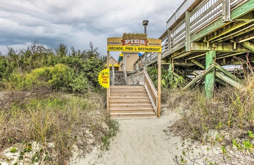 Myrtle Beach Apartment | Beachfront Condo with Pool Access Near the Pier