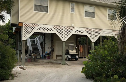 North Captiva House | Steps to the Beach with Private Heated Pool & Ocean View