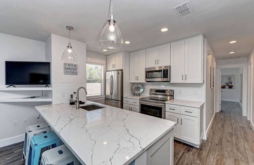 Holmes Beach House | Steps to the Beach with Private Heated Pool & Ocean View