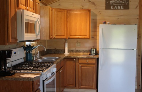 Bradford Cabin | Pet-Friendly Log Cabin Retreat at Lamoka Lake