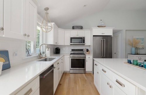East Falmouth House | Prime Location: Walk to Great Pond with Pool & Ocean Views