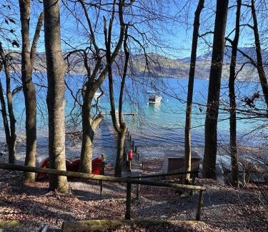 Einigen Apartment | Stilvoll, am Thuner See, nähe Interlaken, Familienfreundlich mit Garten, WIFI