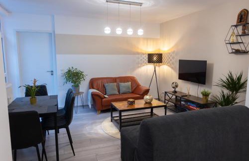 Aachen Apartment | Modern Apartment in Aachen Brand with Inviting Terrace