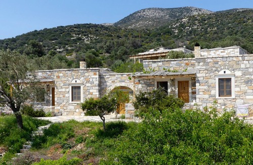 Naxos House | Serene Stone-Built Azalas: Oceanfront Bliss Awaits You