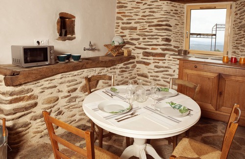 Malbosc Other | Cozy Stone Cottage with Spa Views Over Cévennes Valleys