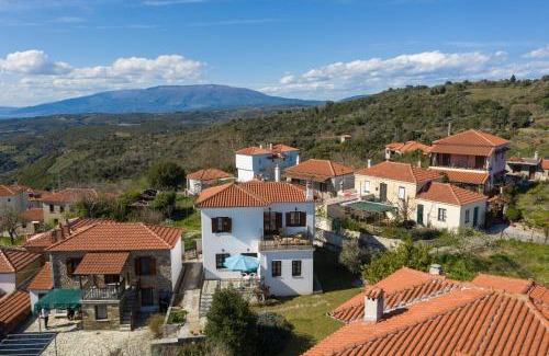 Lafkos House | Scenic Stone House with Ocean View in Lafkos Pelion