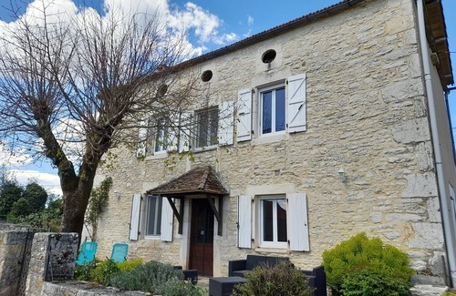 Espedaillac House | Historic Stone House with Pool in Old Farmhouse Retreat