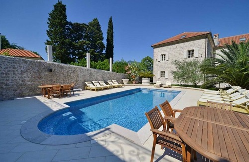 Ljuta Villa | Seafront Serenity at Stone House Villa with Private Pool